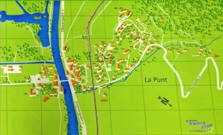 Karte La Punt Chamues-ch